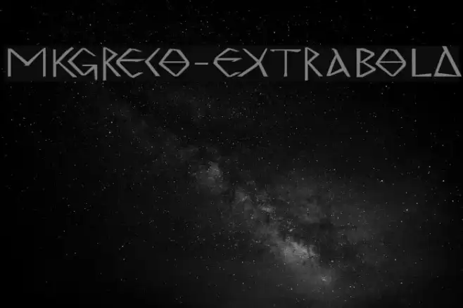 MKGreco-ExtraBold Example 2