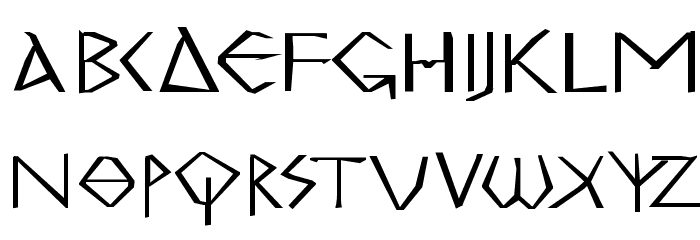 MKGreco-ExtraBold Font LOWERCASE