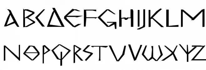 MKGreco-ExtraBold フォント 小文字