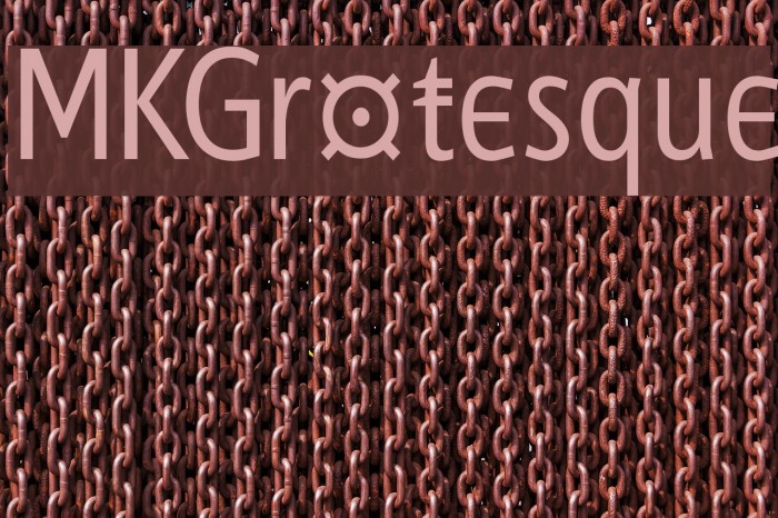 MKGrotesque Font examples