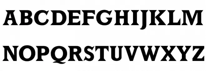 MKLatin-Bold Schriftart Groß