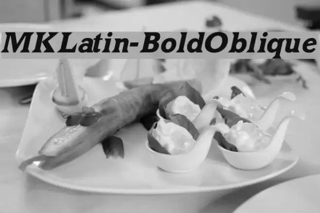 MKLatin-BoldOblique Example 3