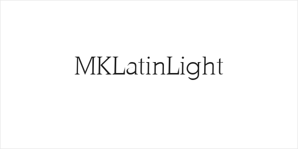 MKLatinLight Logo