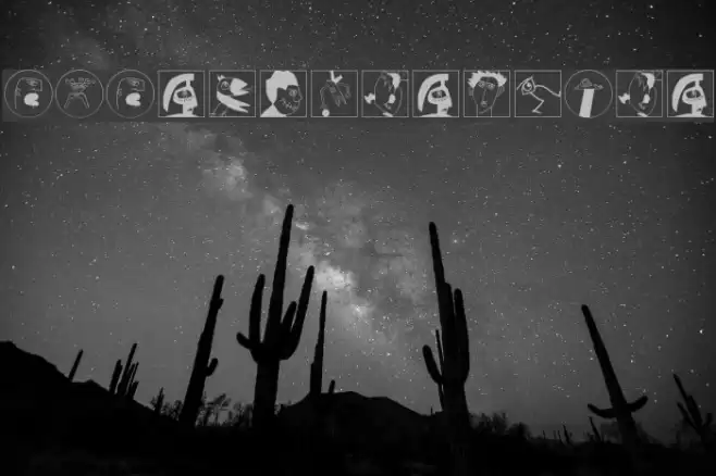 MKMouseworxTwo Font examples