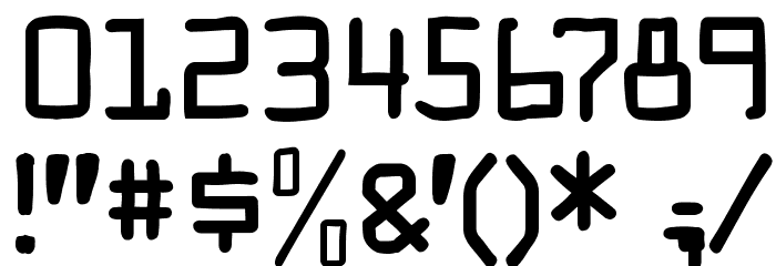MKOCR Font OTHER CHARS