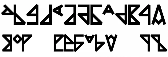MKRunes Font UPPERCASE