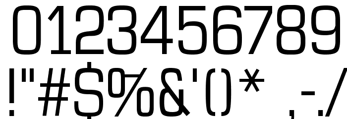 MKSansTallX Font OTHER CHARS