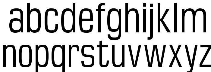 MKSansTallX Font LOWERCASE