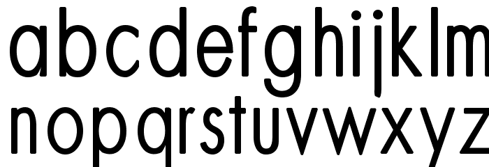 MKSansserifMediumTallX Font LOWERCASE