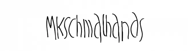 MKSchmalhands  Fuentes Gratis Descargar