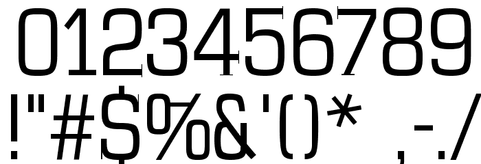 MKSerifTallX Font OTHER CHARS