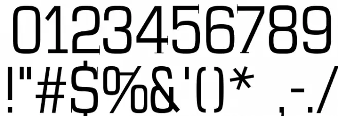 MKSerifTallX Font OTHER CHARS