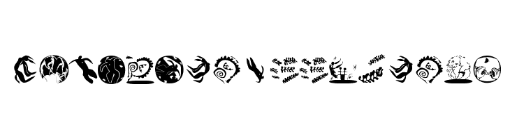 MKSilhouettaRound  Frei Schriftart Herunterladen