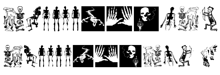MKSkulls Font OTHER CHARS
