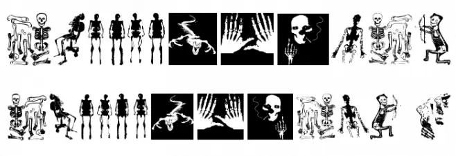 MKSkulls Font OTHER CHARS