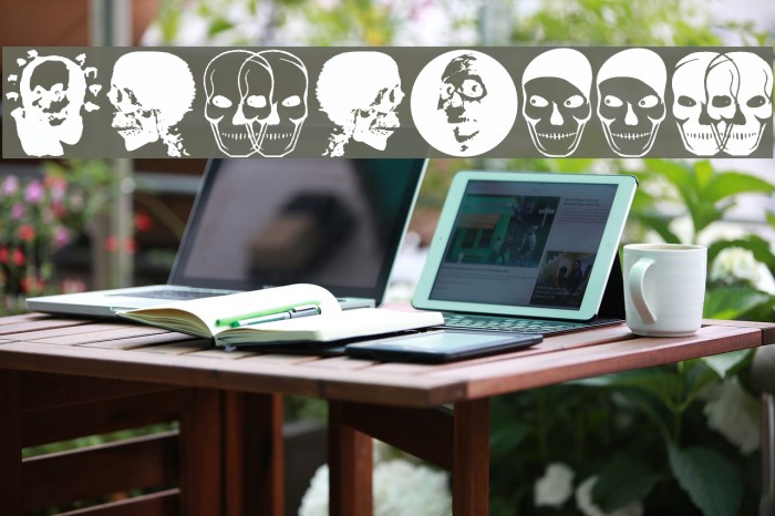MKSkulls Font examples