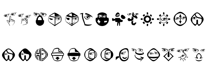 MKSymbols Font LOWERCASE