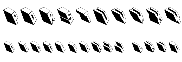 MKTypobricksRough Font OTHER CHARS