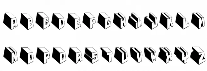 MKTypobricksRough Schriftart Groß