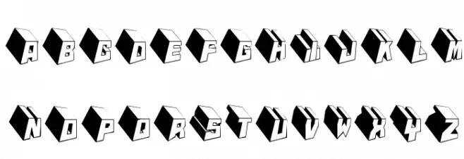 MKTypobricksRough خط أحرف صغيرة