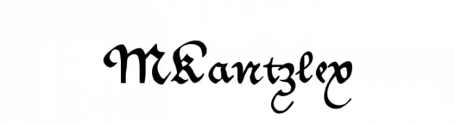 MKantzley  font caratteri gratis