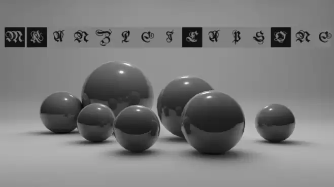 MKanzleiCaps-One Font examples