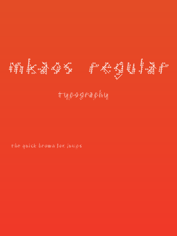 MKaos-Regular Poster