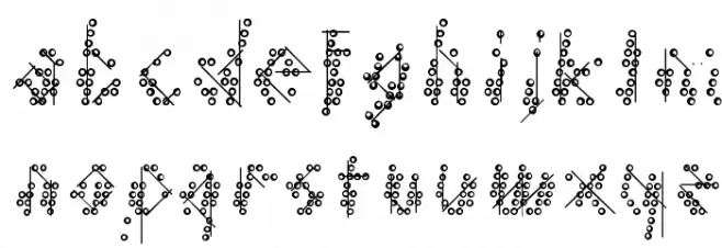 MKaos-Regular Font LOWERCASE