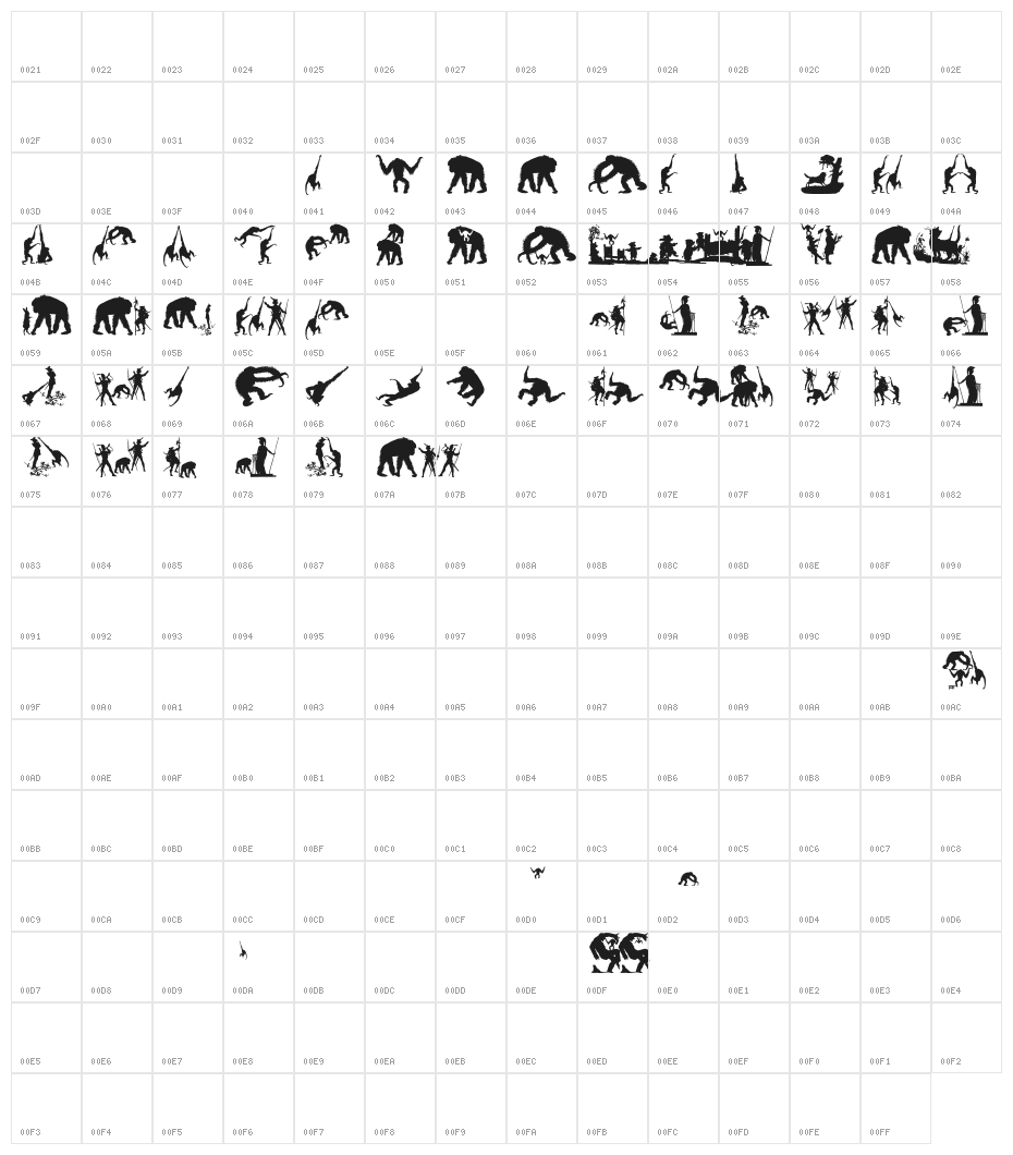 MKapishTwo Character Map
