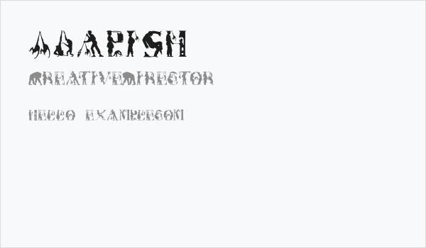 MKapish Business Card