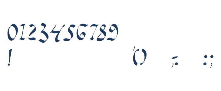 MKapitalisRusticaMedium Other Characters