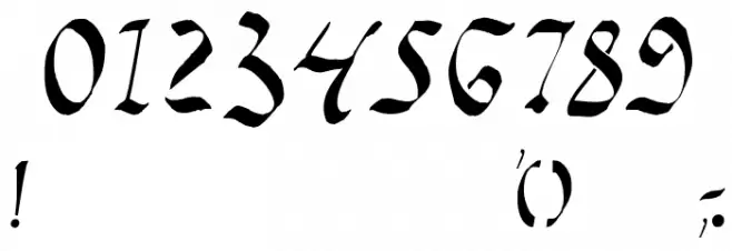 MKapitalisRusticaMedium Font OTHER CHARS