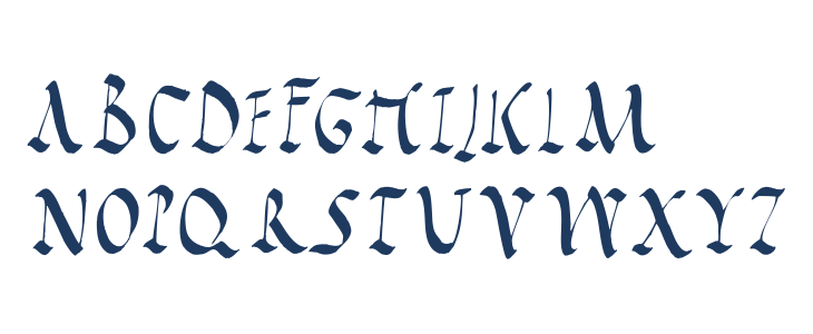 MKapitalisRusticaMedium Lowercase