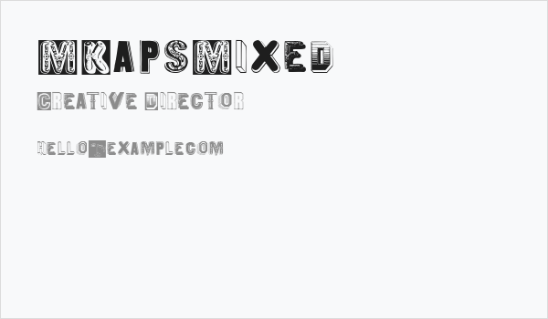 MKapsMixed Business Card