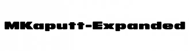 MKaputt-Expanded  नि: शुल्क फ़ॉन्ट्स डाउनलोड
