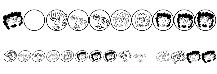 MKartoonHeads Font OTHER CHARS