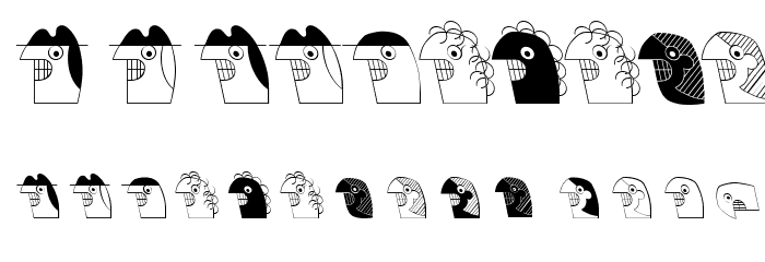 MKartoonKoepfe Font OTHER CHARS