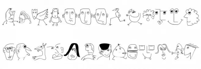 MKartoons Font UPPERCASE