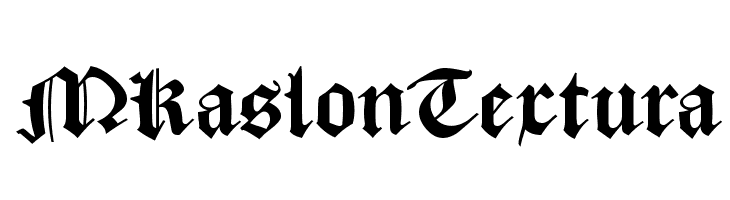MKaslonTextura Font