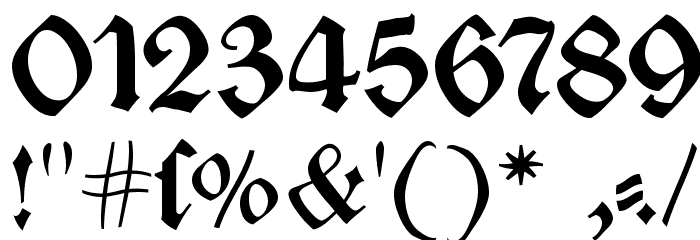 MKaslonTextura Font OTHER CHARS