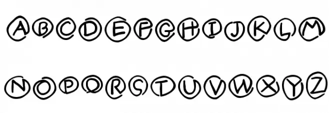 MKlammerAffen-Medium Font UPPERCASE