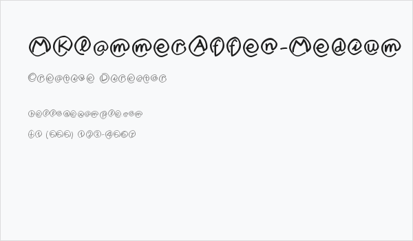 MKlammerAffen-Medium Business Card