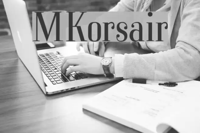 MKorsair Font examples