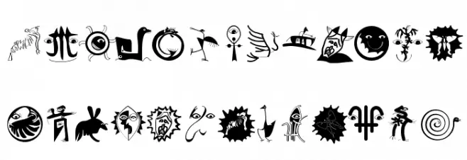 MKreatures Fonte MAIÚSCULAS