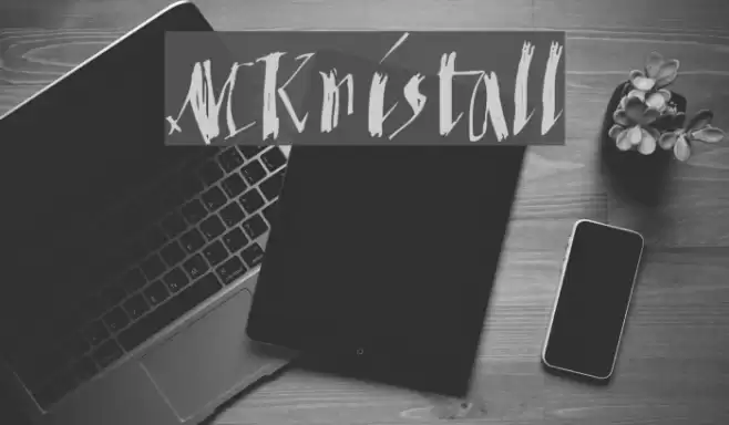 MKristall Font examples