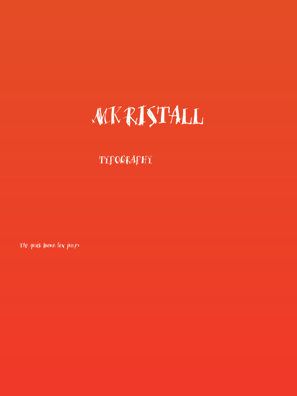 MKristall Poster