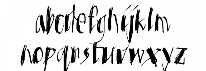 MKristall خط أحرف صغيرة