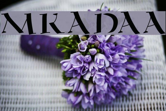 MKwadrata Font examples