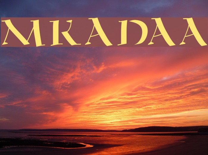MKwadrata Font examples