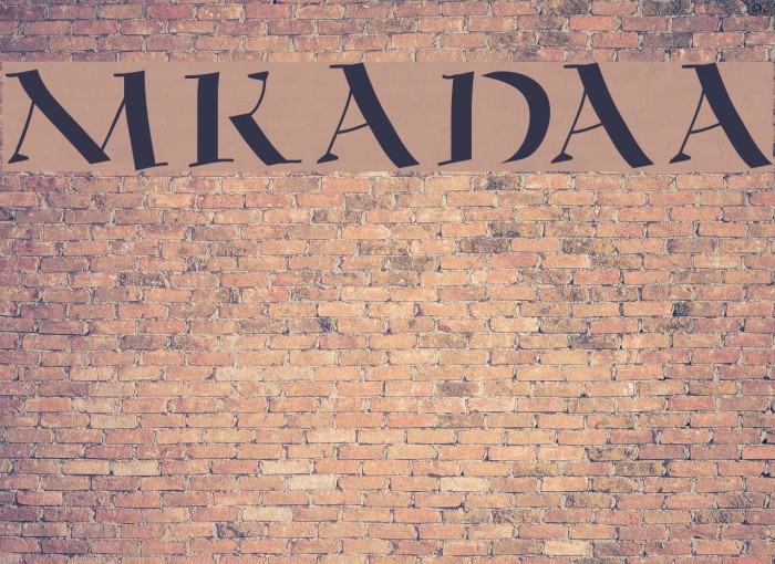 MKwadrata Font examples